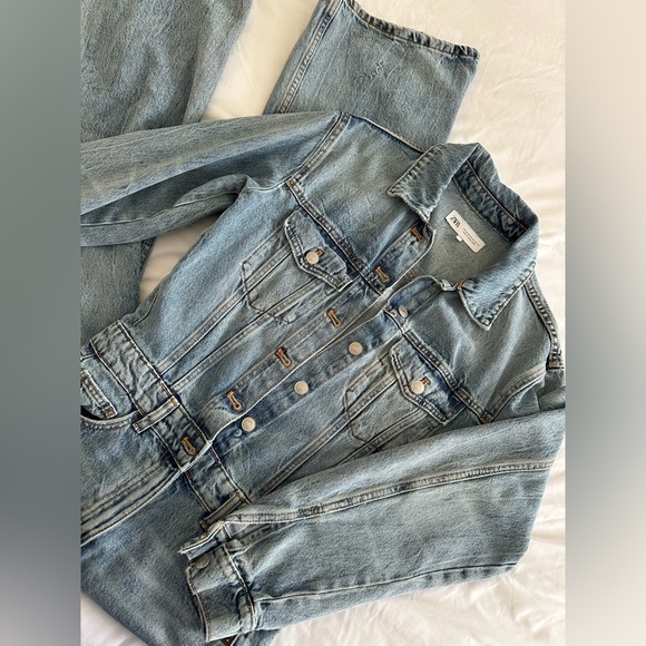 ZARA | Denim Jumpsuit - Picture 2 of 2